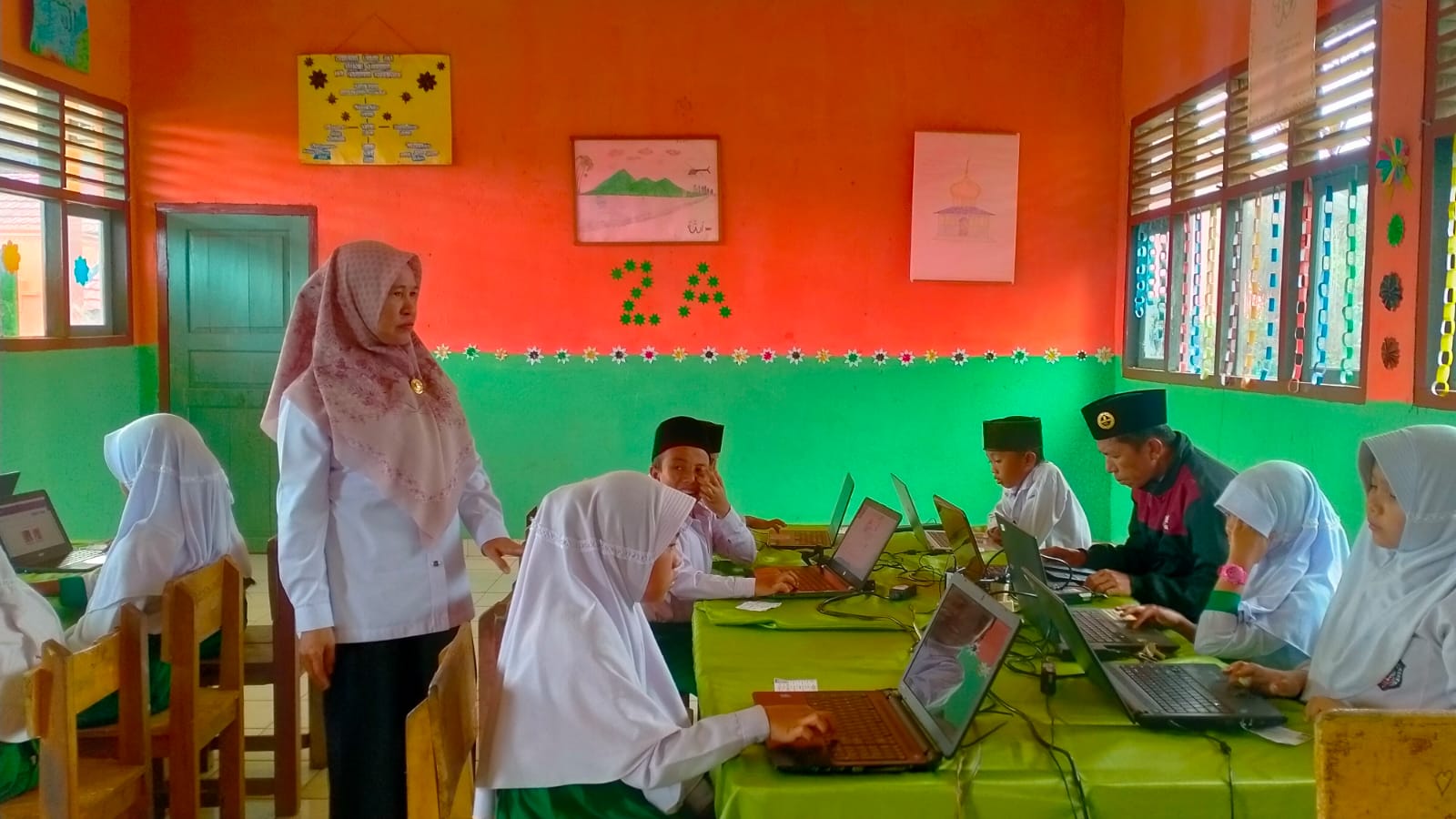 **MIN 4 Merangin Gelar ANBK Secara Mandiri **