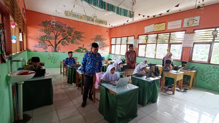 Pelaksanaan ANBK di MIN 4 Merangin Berjalan Lancar
